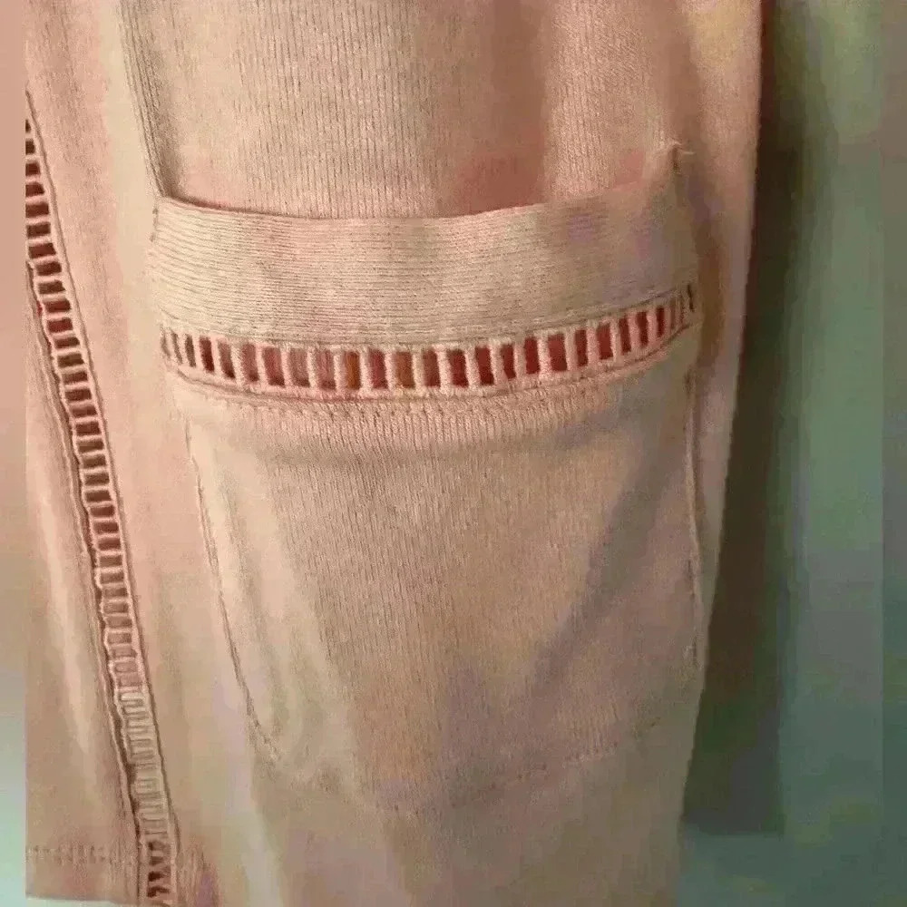 Rafaella Pink Open Front Cardigan - Picture 2 of 5